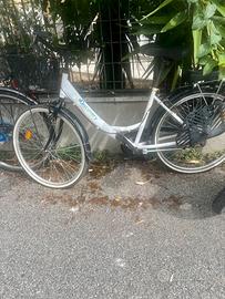 Bici donna con sellino per bambini incluso