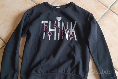 Maglietta Think Positive con cuore