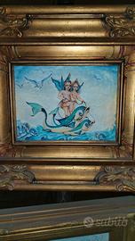 Atlantide. Olio su tela 40x30