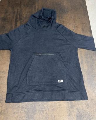 Felpa Nike Collo Alto Tasca Zip L Nera