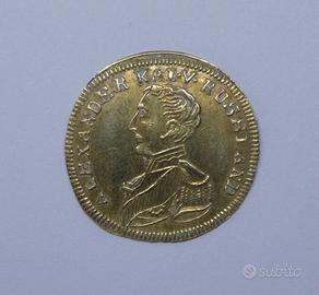 Antico gettone Token Jeton Spiel Marke ALEXANDER 