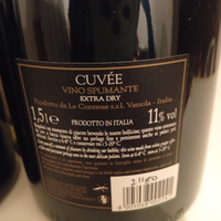 Spumante cuve'e extra dry