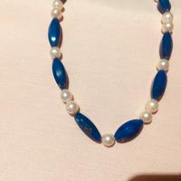 Collana di Lapislazzuli e Perle di fiume