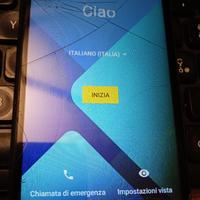 wiko y50 funzionante, per ricambi, vetro rotto