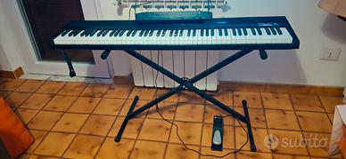 Pianoforte Rockjam  81 tasti RJ88DP con supporto 