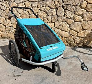 Rimorchio bici 2 bambini- Croozer Kid 2