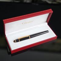 Penna stilografica Diabolo Cartier inserti oro.