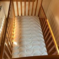 Lettino foppapedretti in legno con cassettone