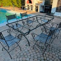 Tavolo in ferro battuto