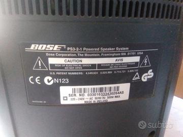 Impianto Dolby Surround 2.1 Bose  Model  AV3-2-1GS