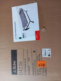 Lettino tipo "Panama rigato" quasi nuovo...