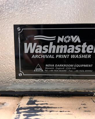 Nova Washmaster lavatrice carte camera oscura