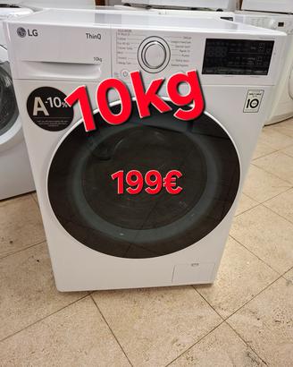 Lavatrice Lg 10kg 1400 giri wi-fi ciclo a vapore 