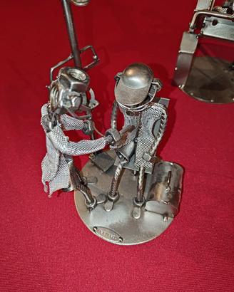 Sculture metallo materiale recupero