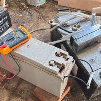 Batteria 150 ampere 12v - lotto batterie usate