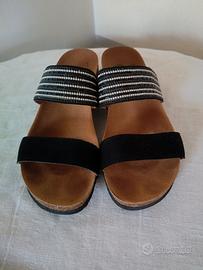 Eleganti ciabatte ortopediche pelle 