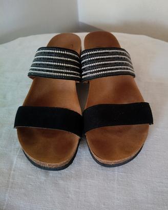 Eleganti ciabatte ortopediche pelle 