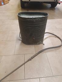 pompa zaino irroratore in rame vintage 