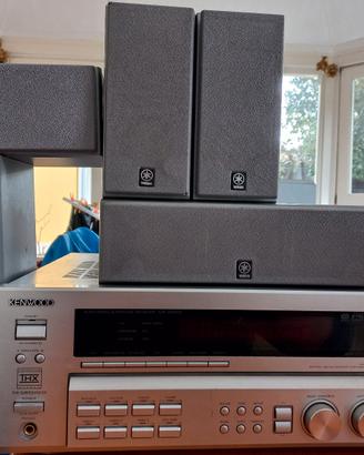 Amplificatore Kenwood più casse home theatre
