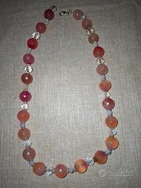 collana girocollo in agata