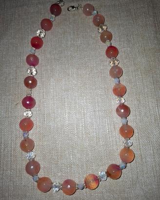 collana girocollo in agata