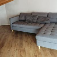 DIVANO 3 POSTI CON CHAISE LONGUE MAI USATO