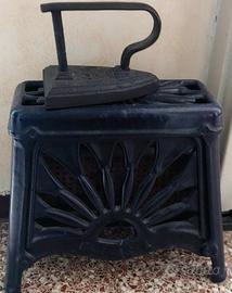 Stufa in ghisa, vintage funzionante 
