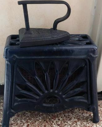 Stufa in ghisa, vintage funzionante 