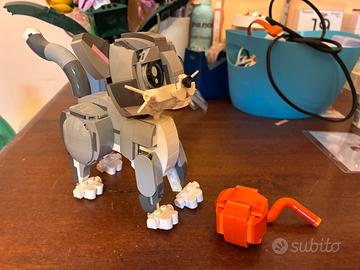 Gatto con gomitolo Lego