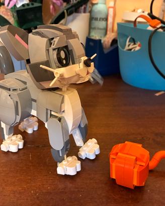 Gatto con gomitolo Lego