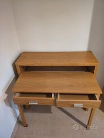 Scrivania allungabile in legno