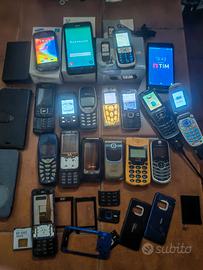 Mega lotto cellulari vintage e smartphone+acces