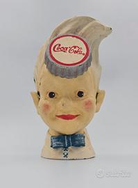 Coca cola Boy salvadanaio anni 40' in ghisa