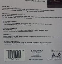 ottomobile Volkswagen Golf 4 R32 1:18