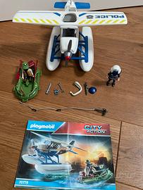 Set playmobil 70779 - idrovolante polizia