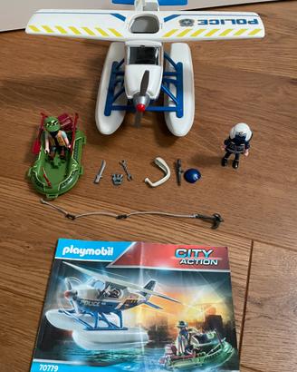 Set playmobil 70779 - idrovolante polizia