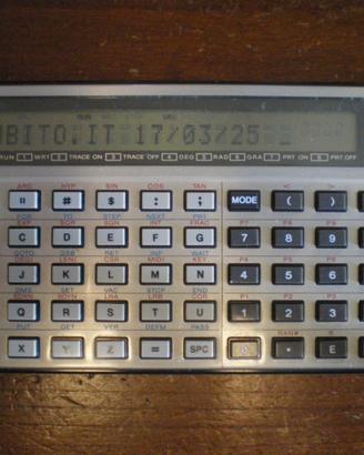 CALCOLATRICE CASIO PROGRAMMABILE FX-702P
