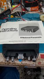 Autoradio cassetta National Panasonic