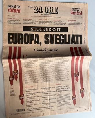 “BREXIT” - IL SOLE 24 ORE