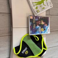 Balance board wii + fascia zumba + 2 giochi