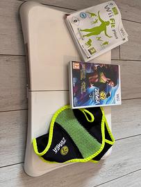 Balance board wii + fascia zumba + 2 giochi