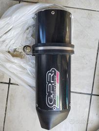 Scarico gpr in carbonio 
