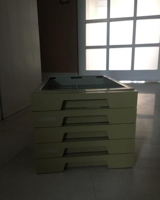 Cassettiera scorrevole portadocumenti