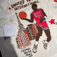 T-shirt Jordan Maison chateau rouge tg S