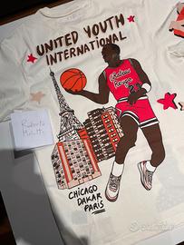 T-shirt Jordan Maison chateau rouge tg S