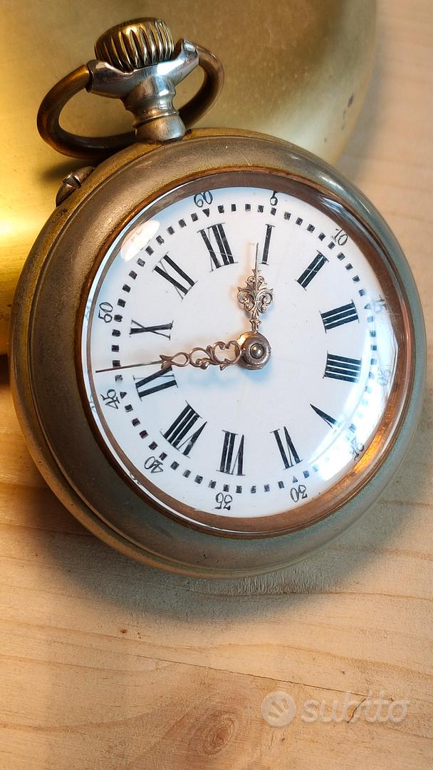 Antico orologio da tasca cipolla Collezionismo In vendita a Novara