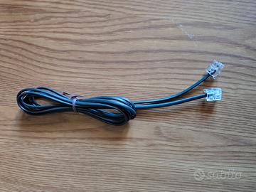 Cavo telefonico RJ11 nero