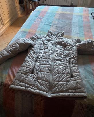 Piumino leggero Decathlon grigio chiaro