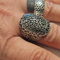 Anello a cupola artigianale 