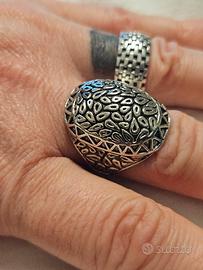 Anello a cupola artigianale 